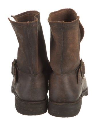 Frye Leather Moto Boots