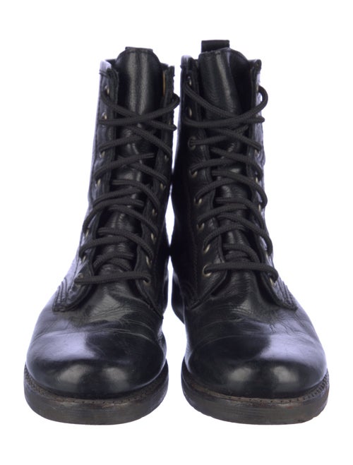 Frye Leather Combat Boots