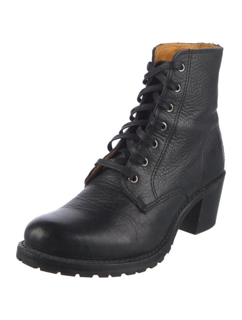 Frye Leather Combat Boots