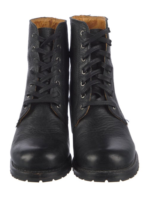 Frye Leather Combat Boots