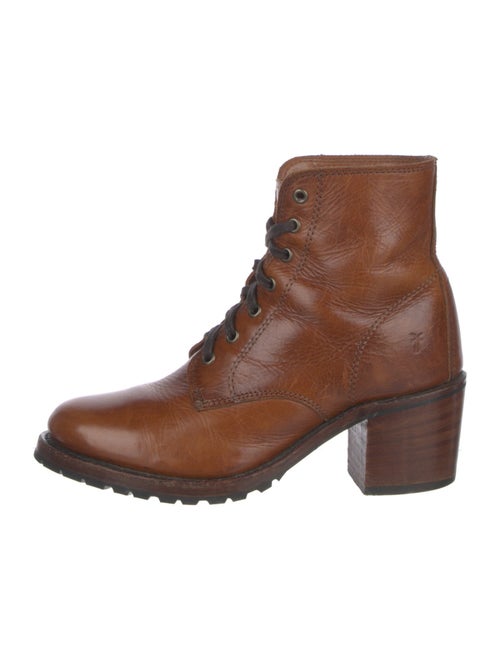 Frye Leather Lace-Up Boots
