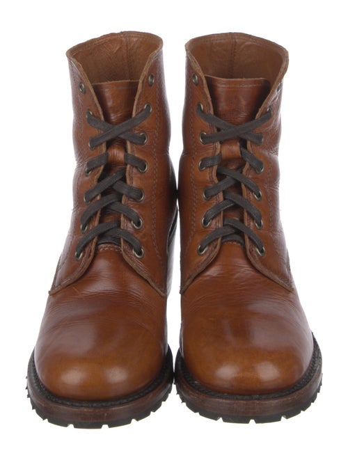 Frye Leather Lace-Up Boots