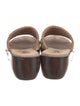 Frye Leather Whipstitch Trim Slides
