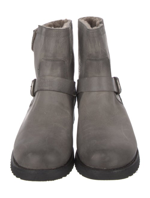 Frye Leather Moto Boots
