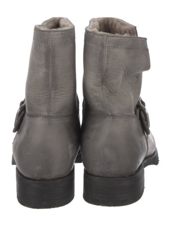 Frye Leather Moto Boots