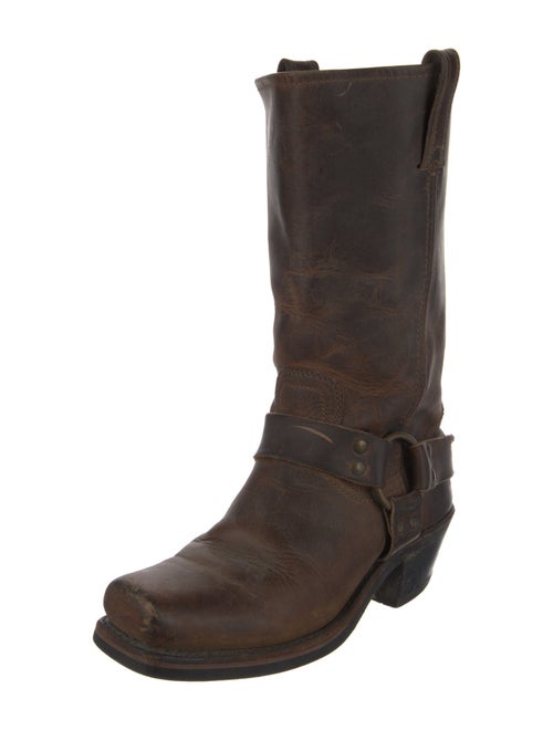 Frye Leather Moto Boots