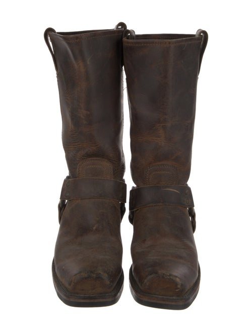 Frye Leather Moto Boots