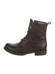Frye Leather Combat Boots