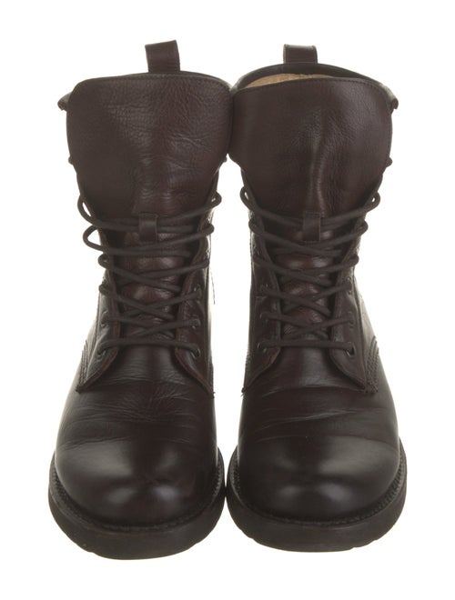 Frye Leather Combat Boots