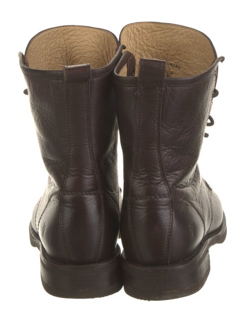 Frye Leather Combat Boots
