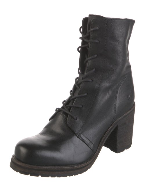 Frye Leather Combat Boots