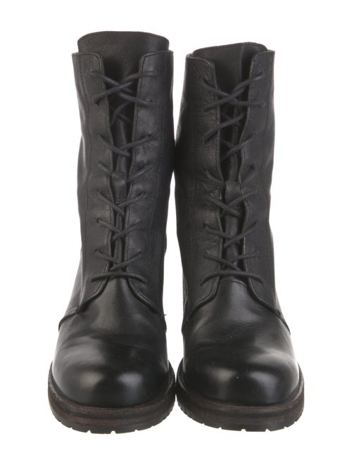 Frye Leather Combat Boots
