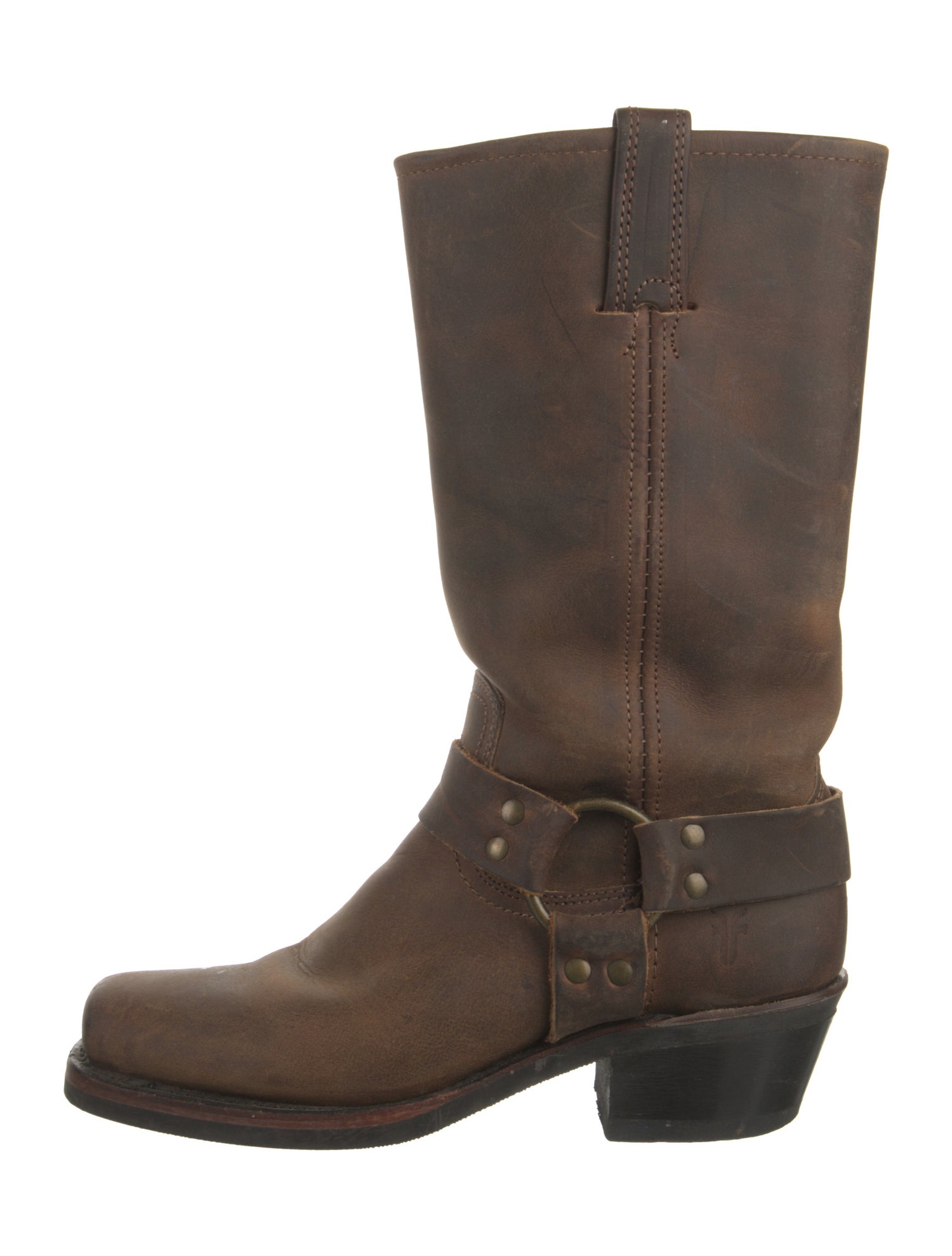 Frye Leather Moto Boots