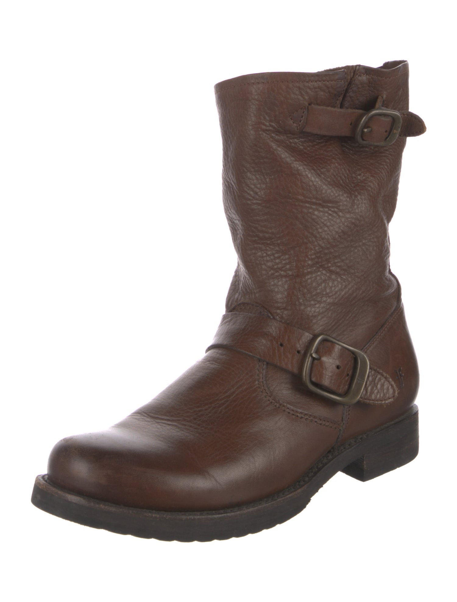 Frye Leather Moto Boots