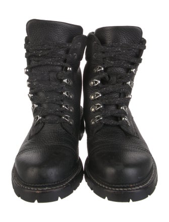 Frye Leather Combat Boots