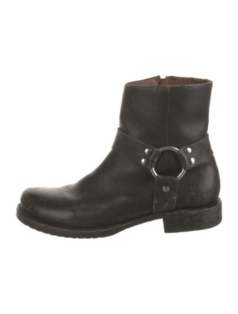 Frye Leather Moto Boots