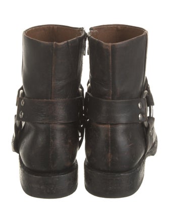 Frye Leather Moto Boots