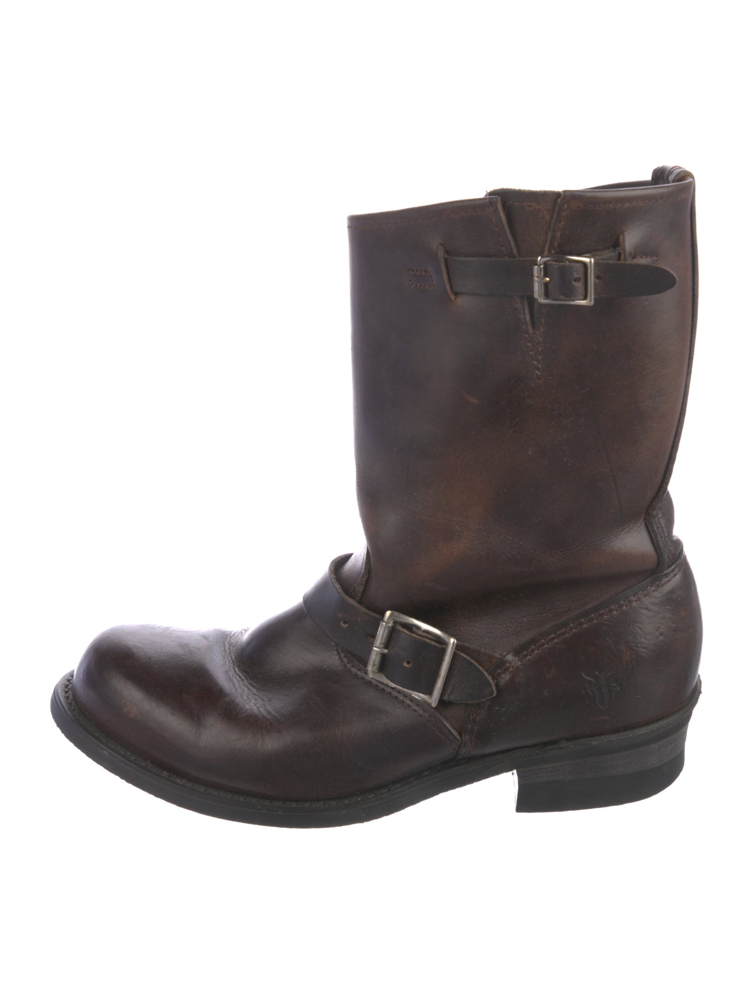 Frye Leather Moto Boots