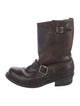 Frye Leather Moto Boots