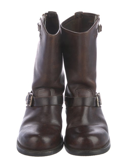 Frye Leather Moto Boots