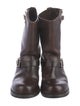Frye Leather Moto Boots