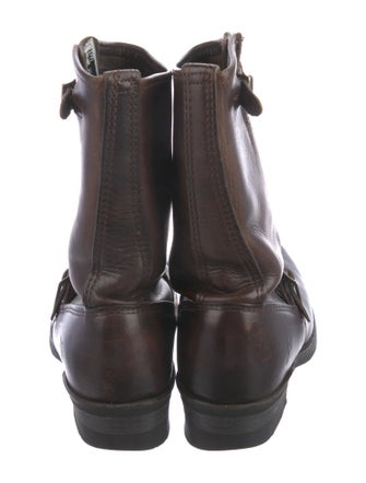 Frye Leather Moto Boots