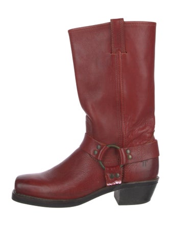 Frye Leather Moto Boots