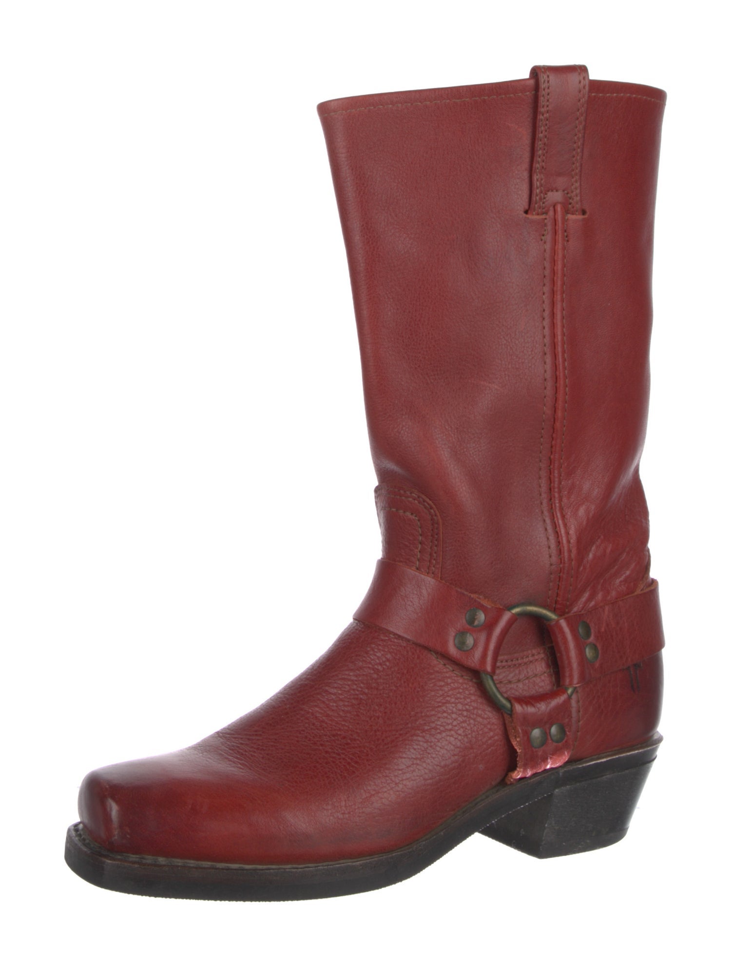 Frye Leather Moto Boots