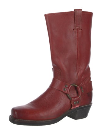 Frye Leather Moto Boots