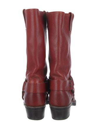 Frye Leather Moto Boots