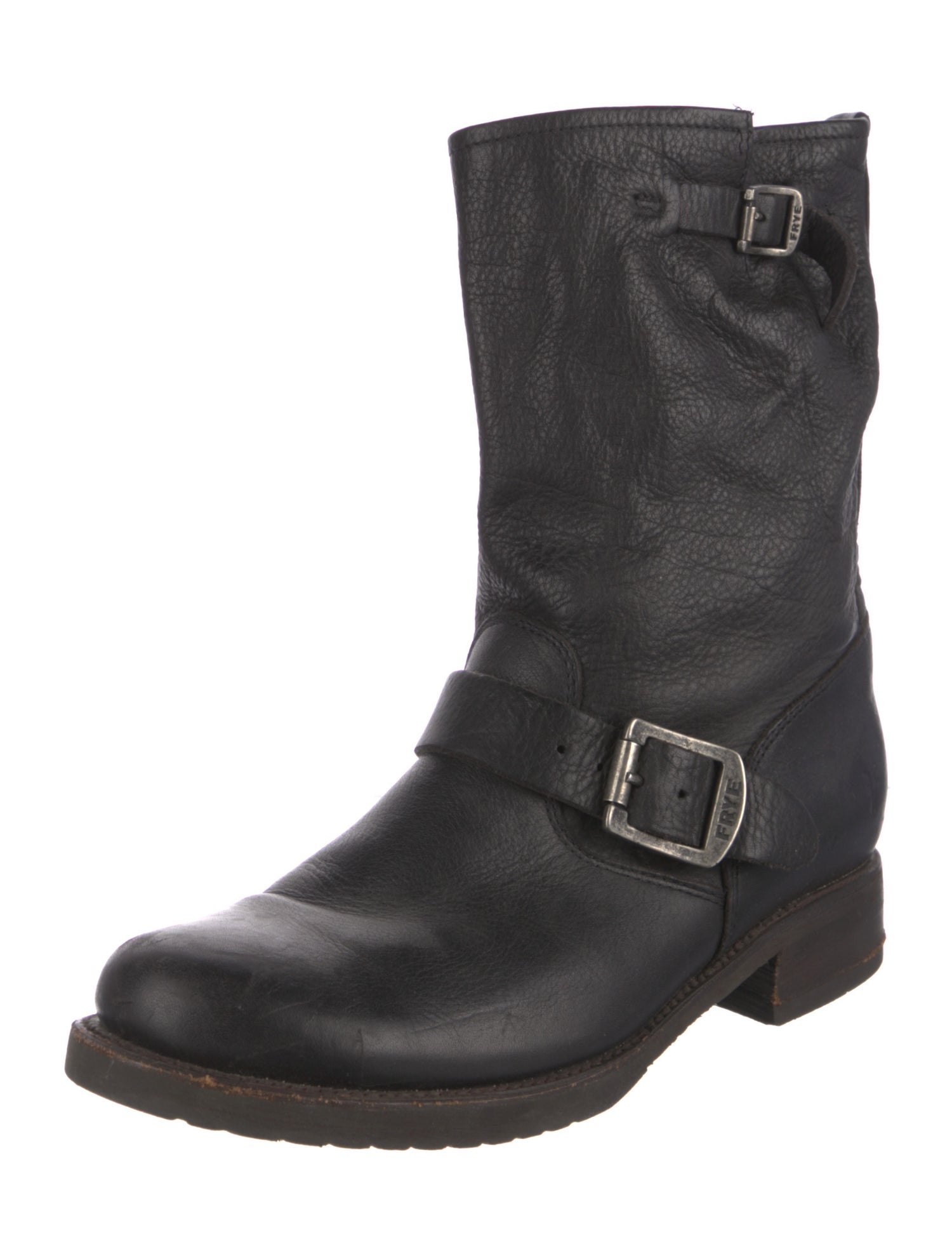 Frye Leather Moto Boots