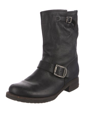 Frye Leather Moto Boots