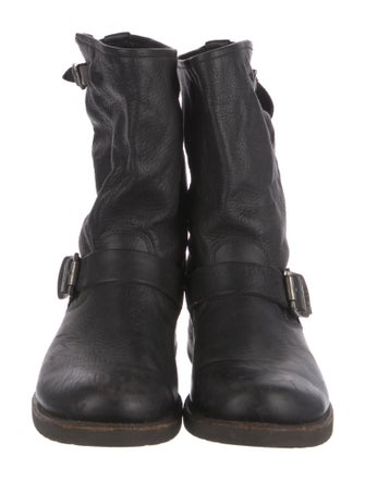 Frye Leather Moto Boots