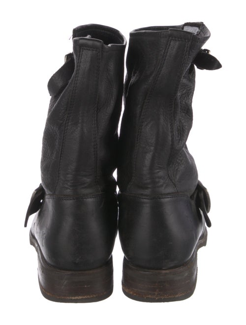 Frye Leather Moto Boots
