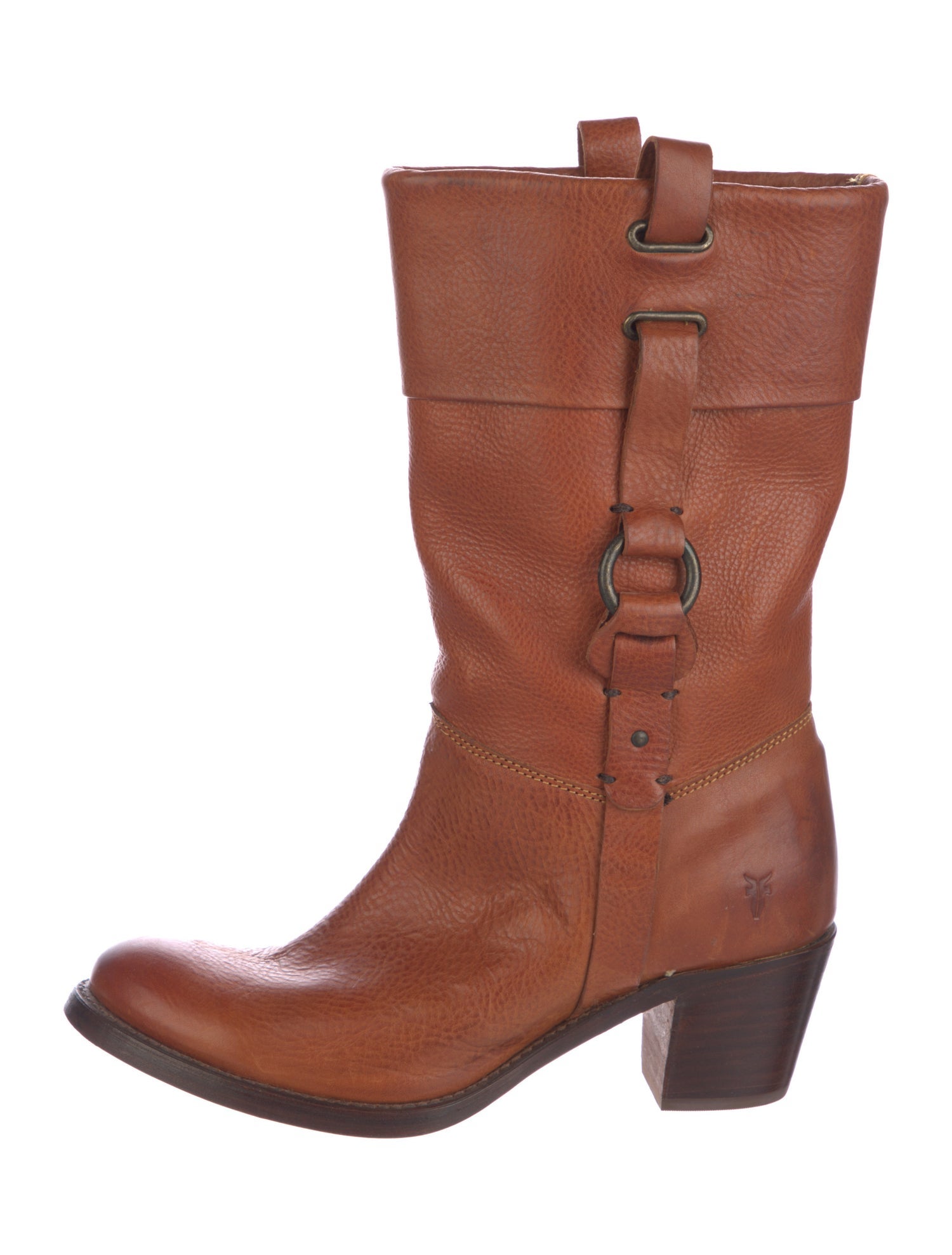 Frye Leather Moto Boots