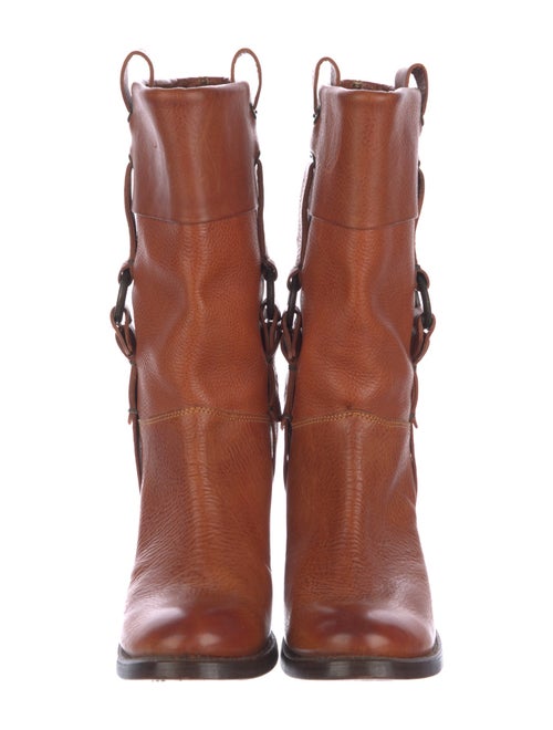 Frye Leather Moto Boots