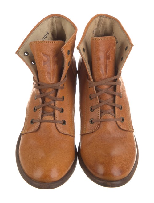 Frye Leather Combat Boots