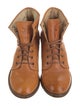 Frye Leather Combat Boots