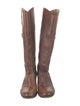 Frye Leather Lasercut Accents Riding Boots