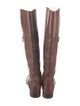 Frye Leather Lasercut Accents Riding Boots