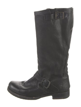Frye Leather Moto Boots