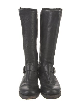Frye Leather Moto Boots
