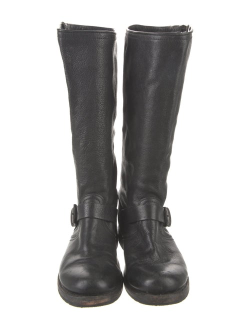 Frye Leather Moto Boots