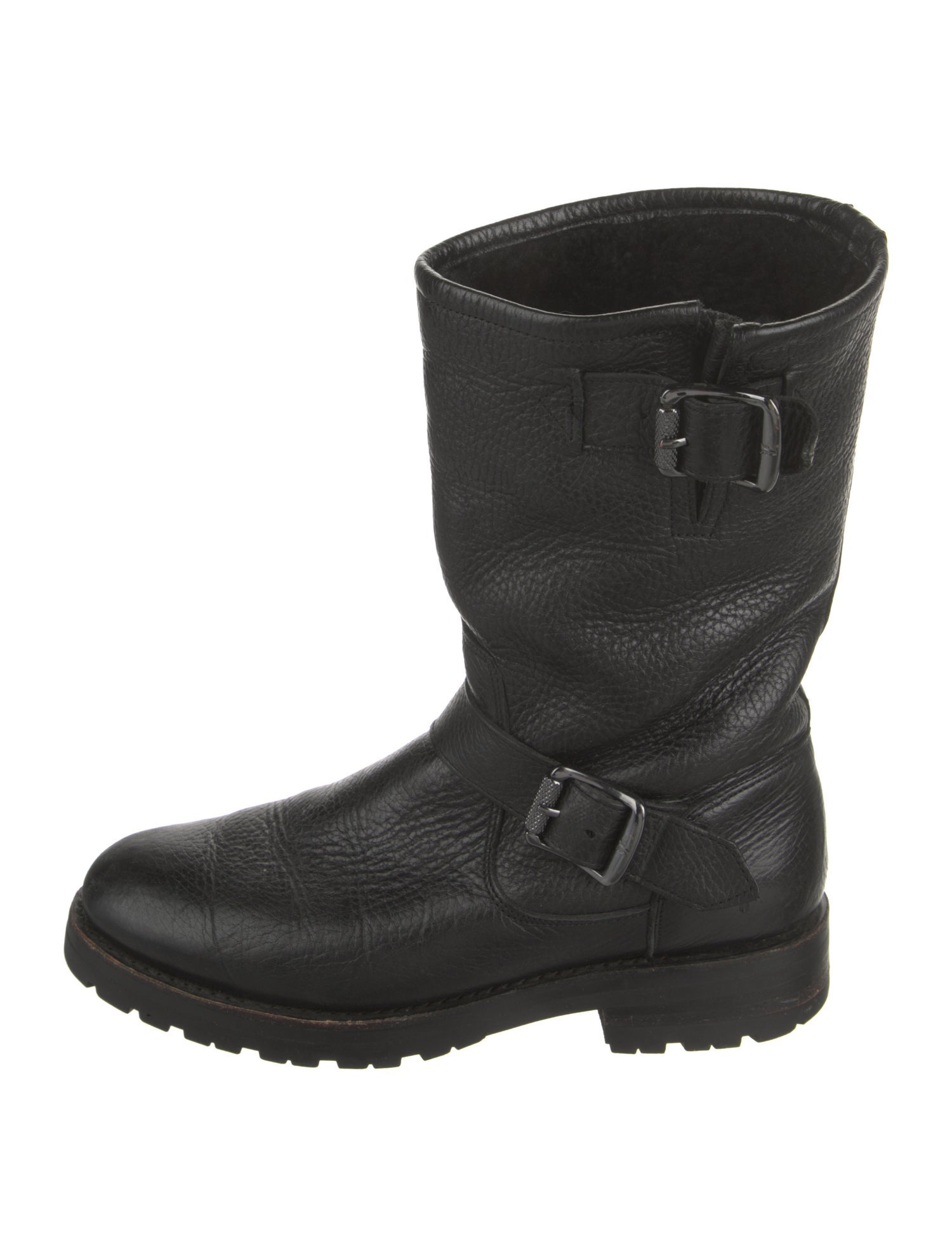 Frye Leather Moto Boots