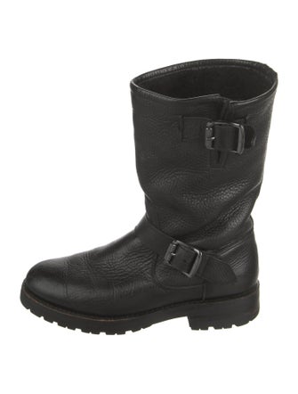 Frye Leather Moto Boots