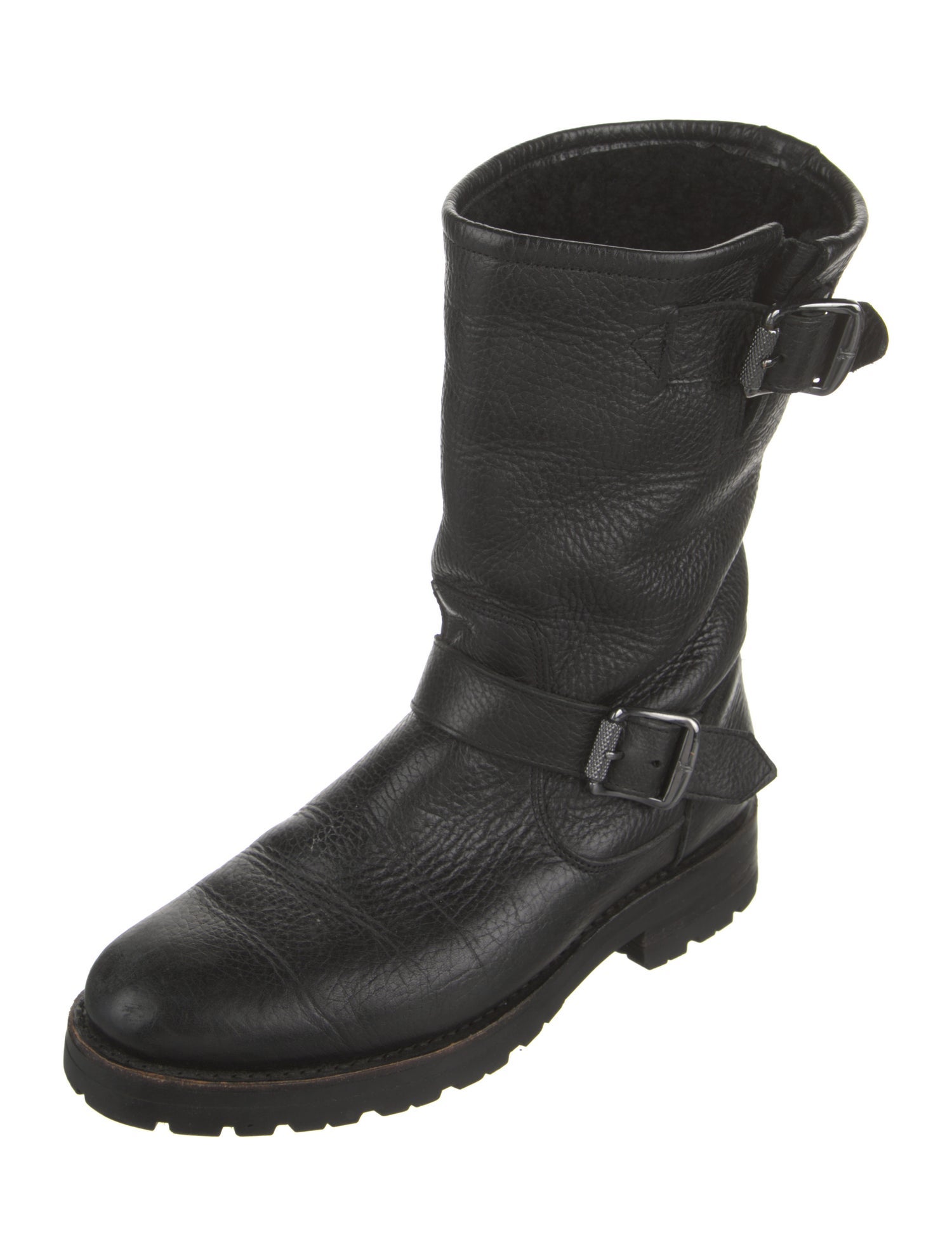 Frye Leather Moto Boots