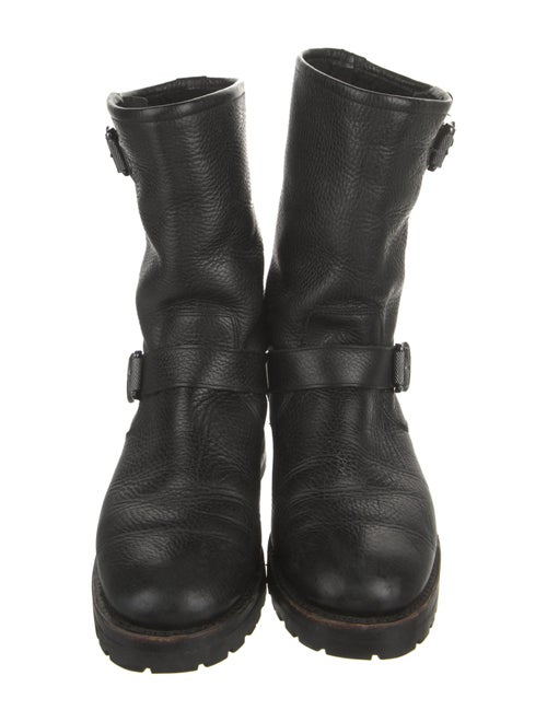 Frye Leather Moto Boots