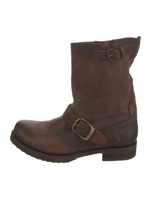 Frye Leather Moto Boots