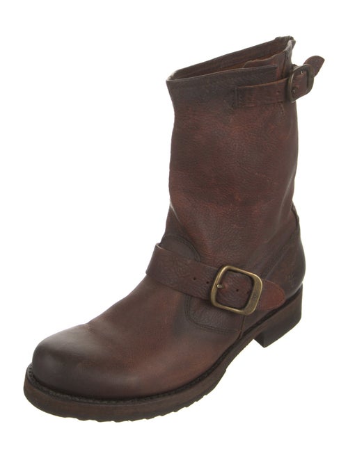 Frye Leather Moto Boots
