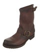 Frye Leather Moto Boots